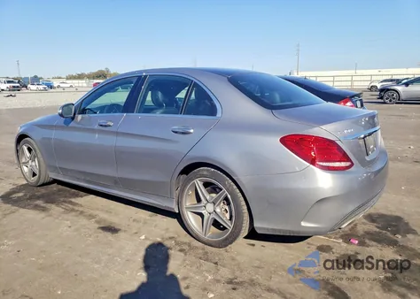 2015 Mercedes-Benz C 400 4Matic from USA, damaged, VIN 55SWF6GB2FU017068